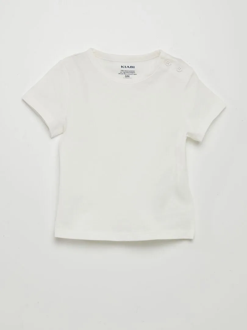 PACK DE 4 CAMISETAS LISAS  NARANJA