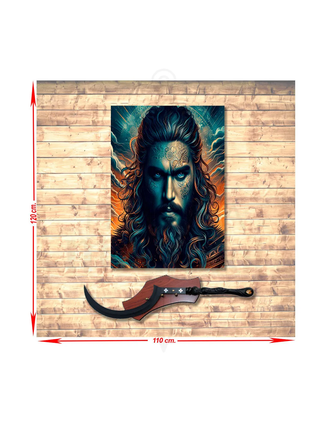 Pack estandarte + Espada Khal Drogo, Juego de Tronos