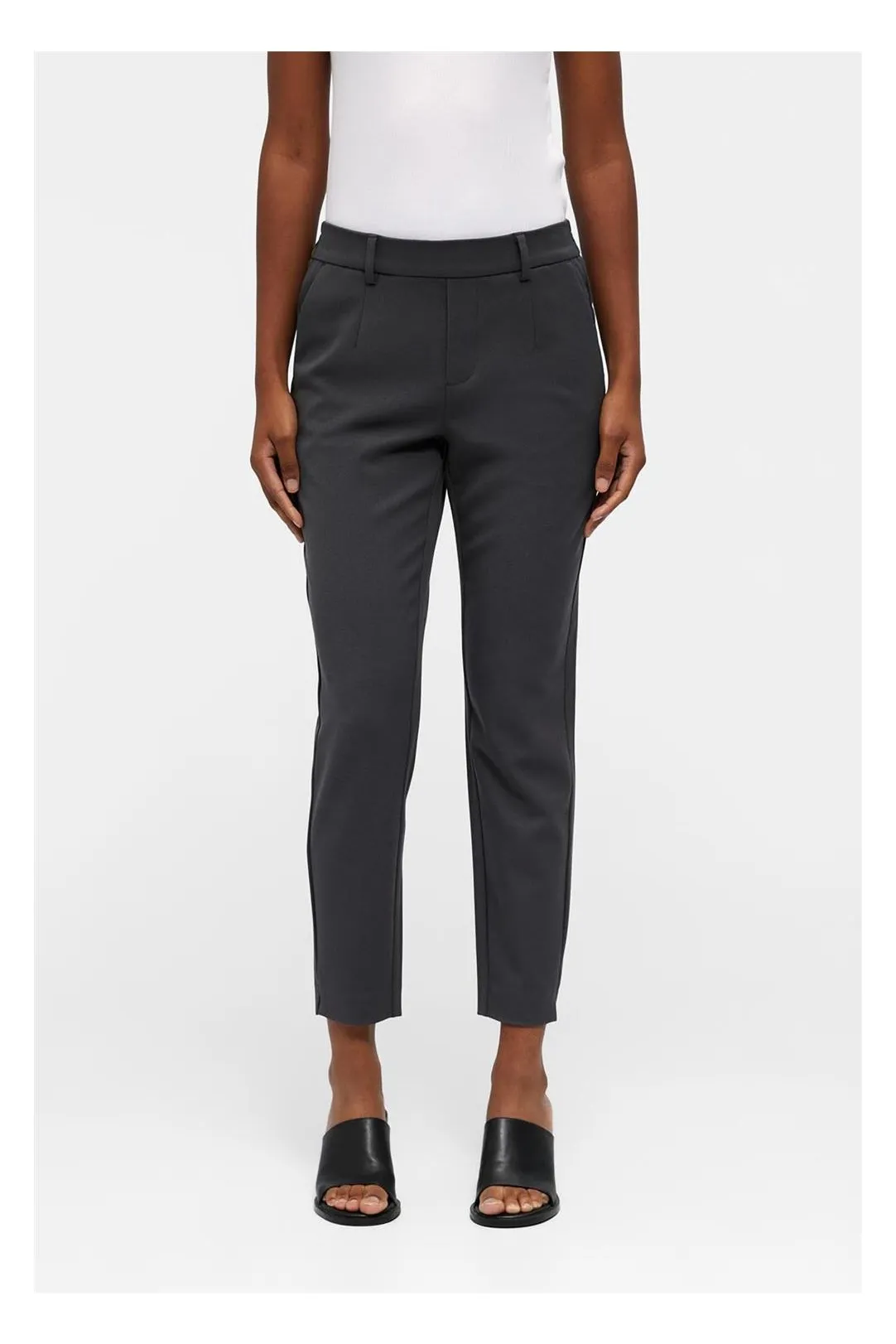 PANTALON TELA SLIM OBJLISA GRIS CLARO