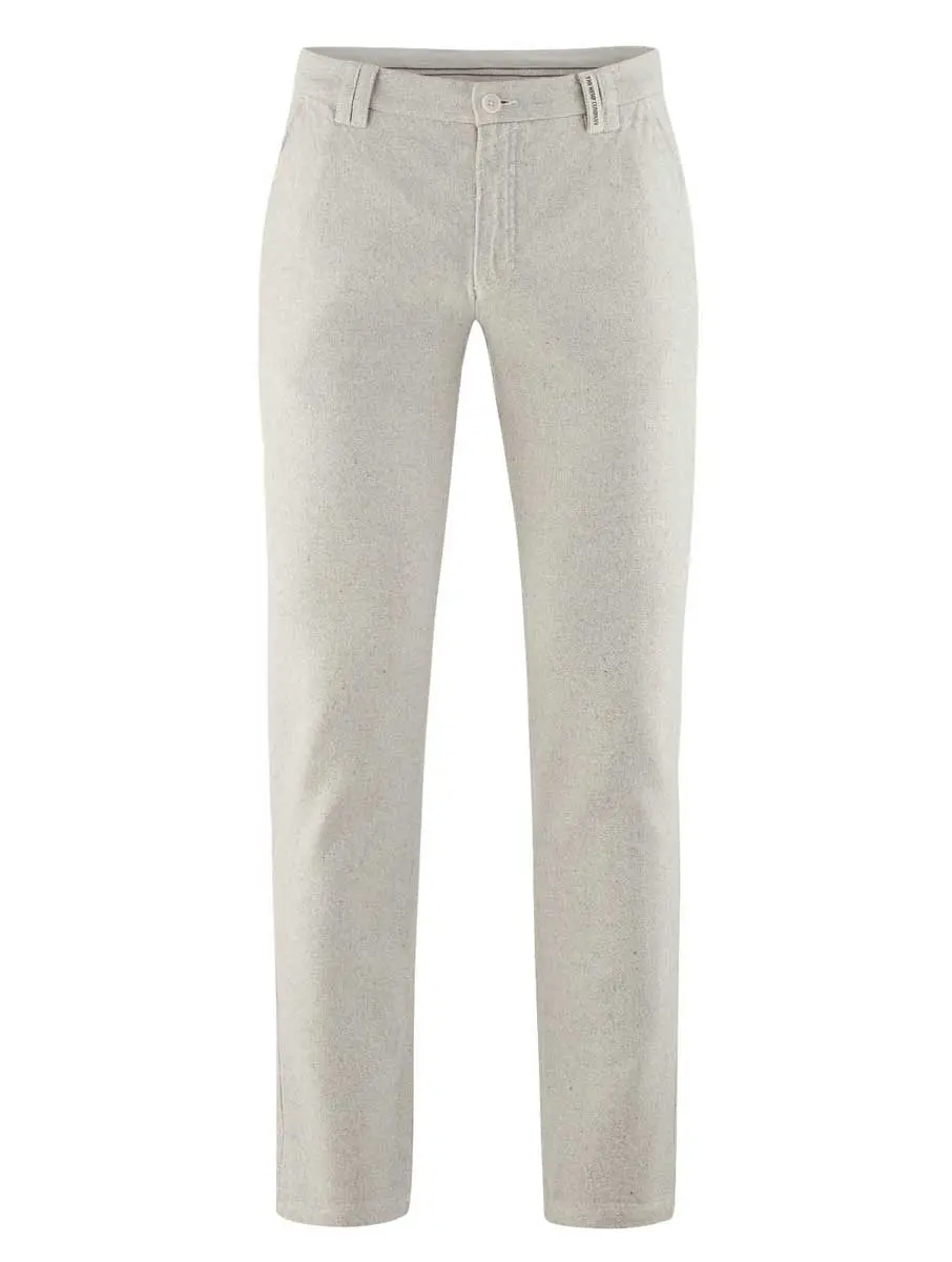 Pantalón chino hombre de tejido orgánico reciclado