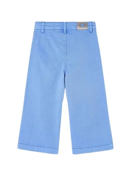 Pantalón Mayoral Wide Azul Para Niña