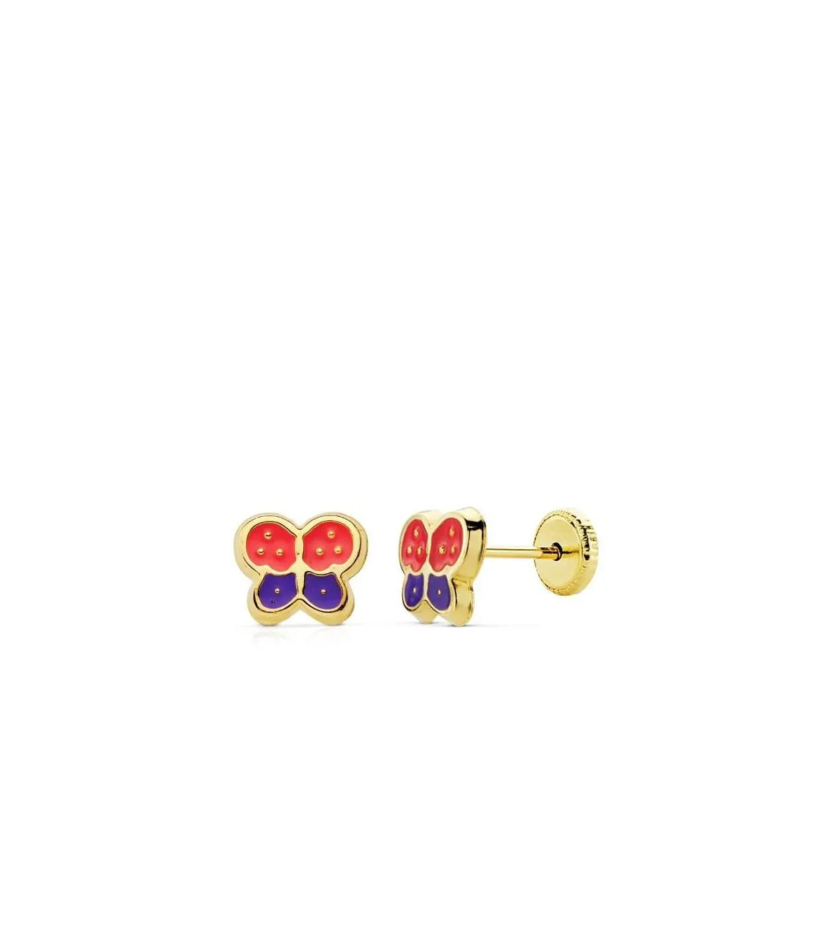 Pendiente oro amarillo Frida 18 Ktes