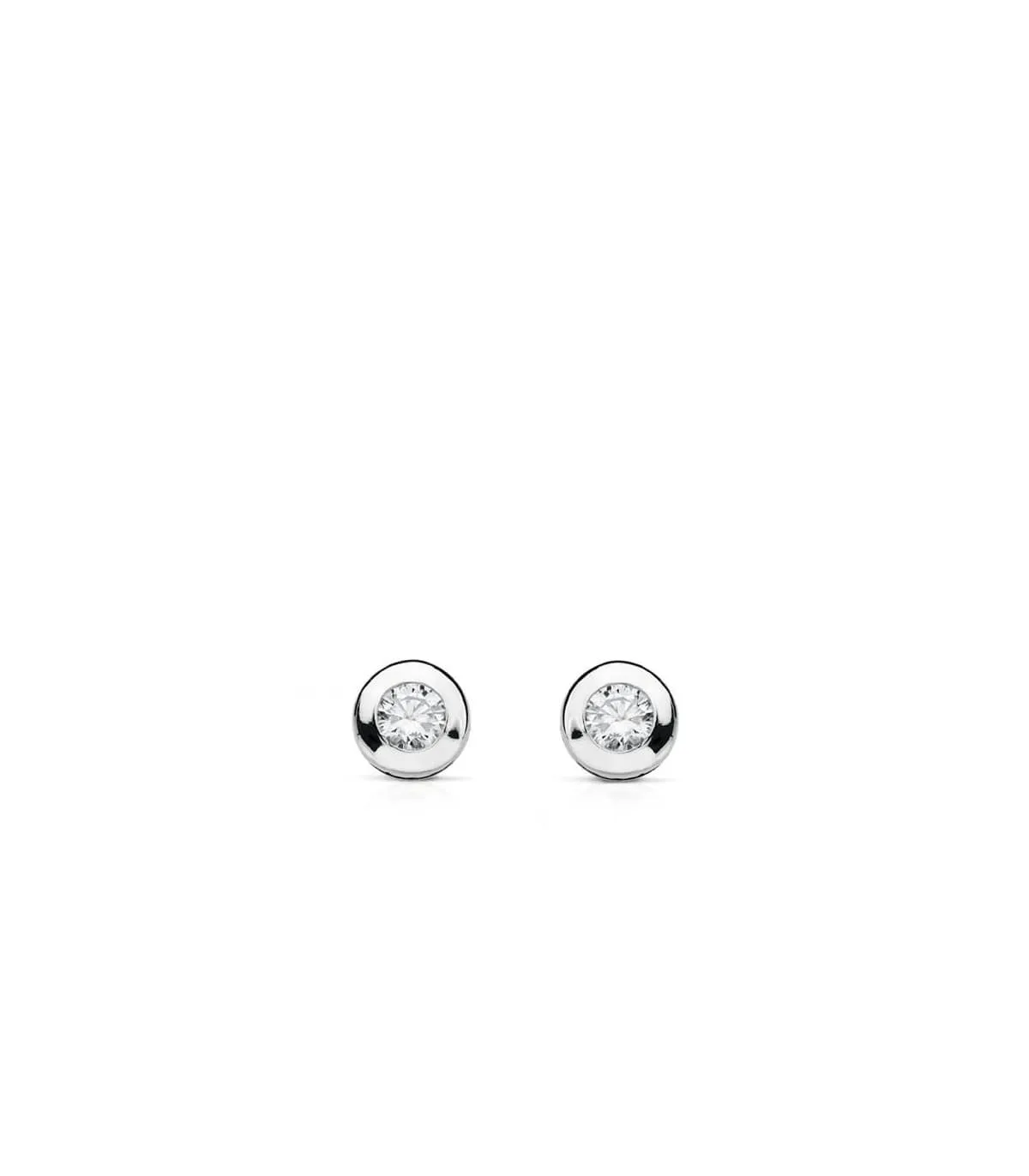 Pendientes Mercedes 4 mm 18 Ktes