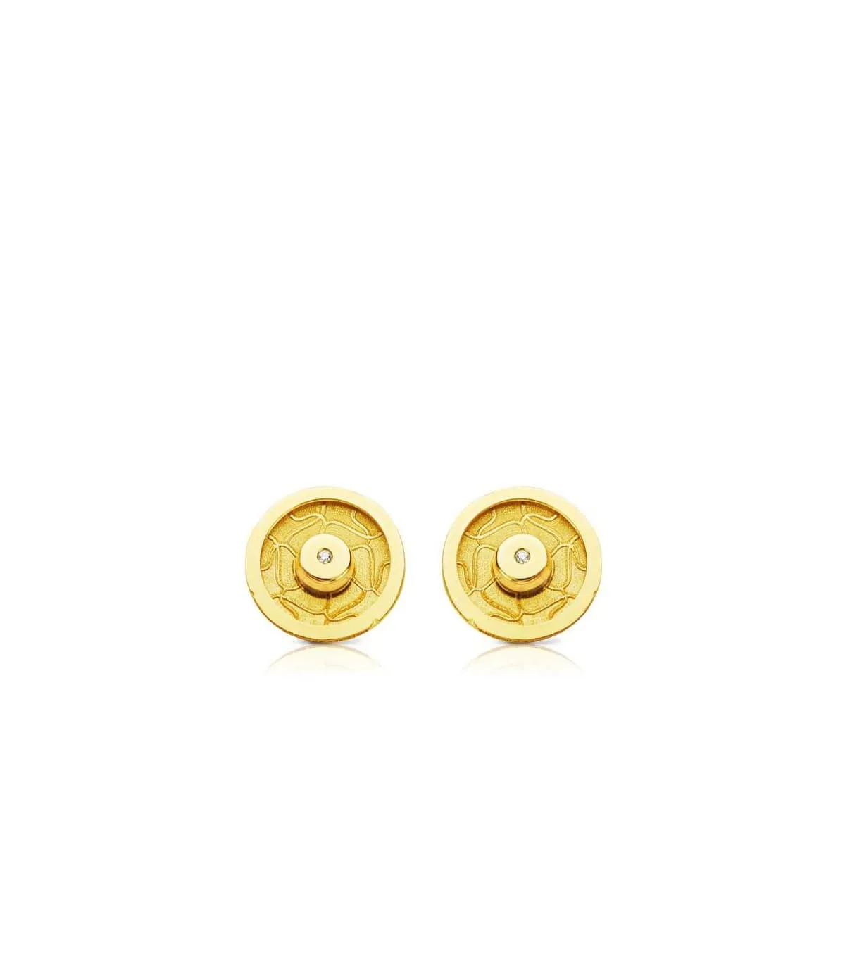 Pendientes oro amarillo Ademia 18 Ktes