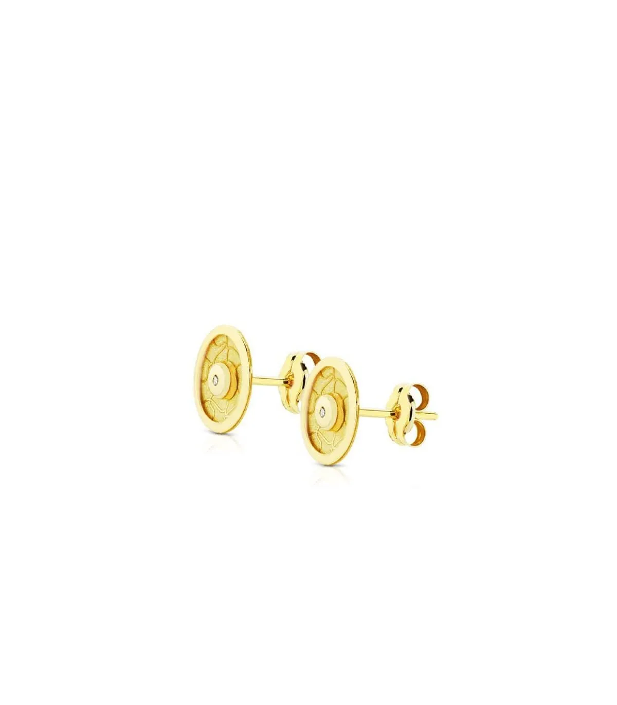 Pendientes oro amarillo Ademia 18 Ktes