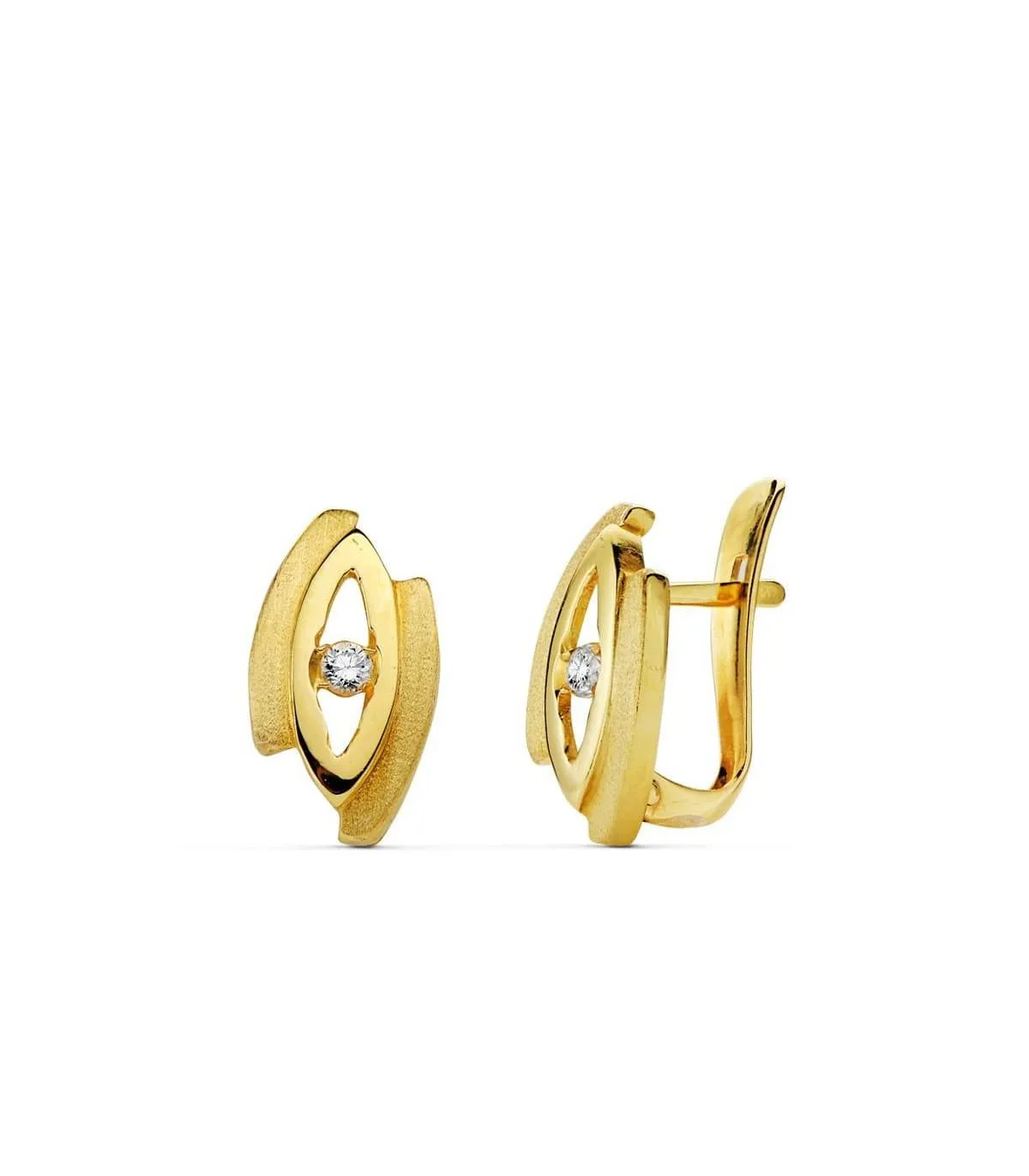 Pendientes oro amarillo Anat 18 Ktes