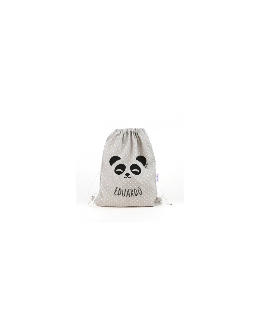 Petate Panda Gris personalizado de Mi Pipo
