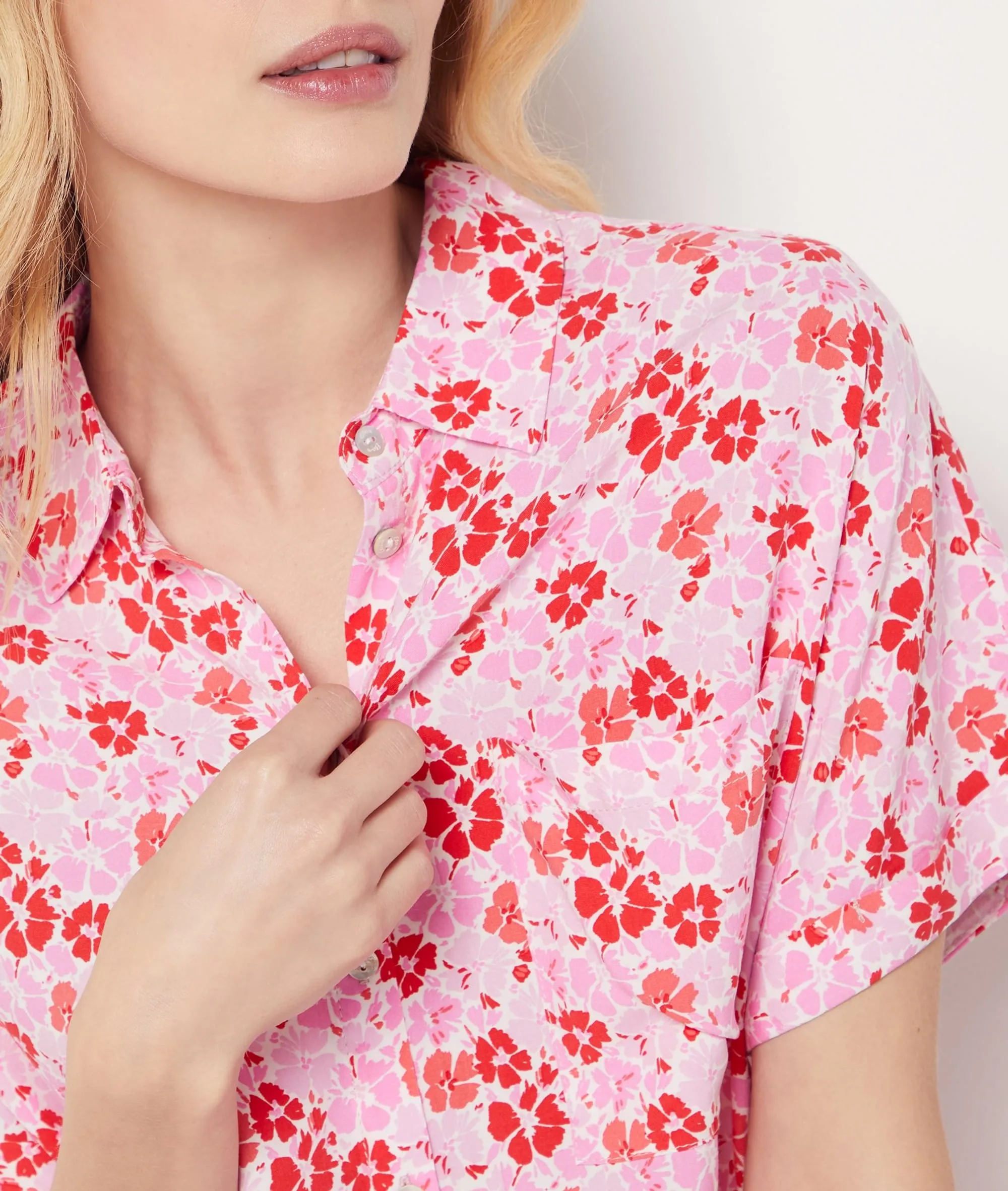 PIJAMA 2 PIEZAS ESTAMPADO CON TOTEBAG DEAREST ROSE  ETAM