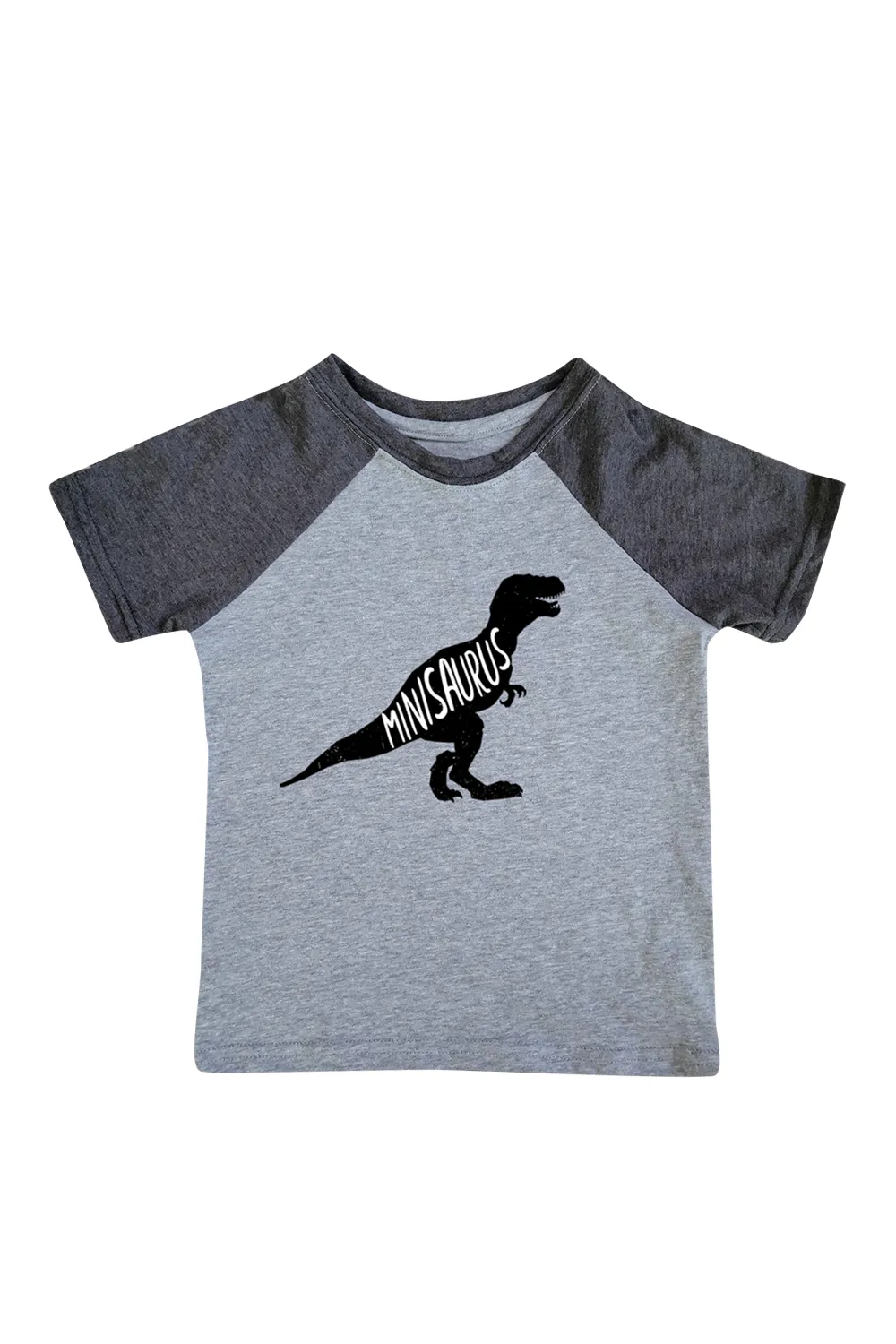 Playera Ranglan de bebé. Little Minisaurus