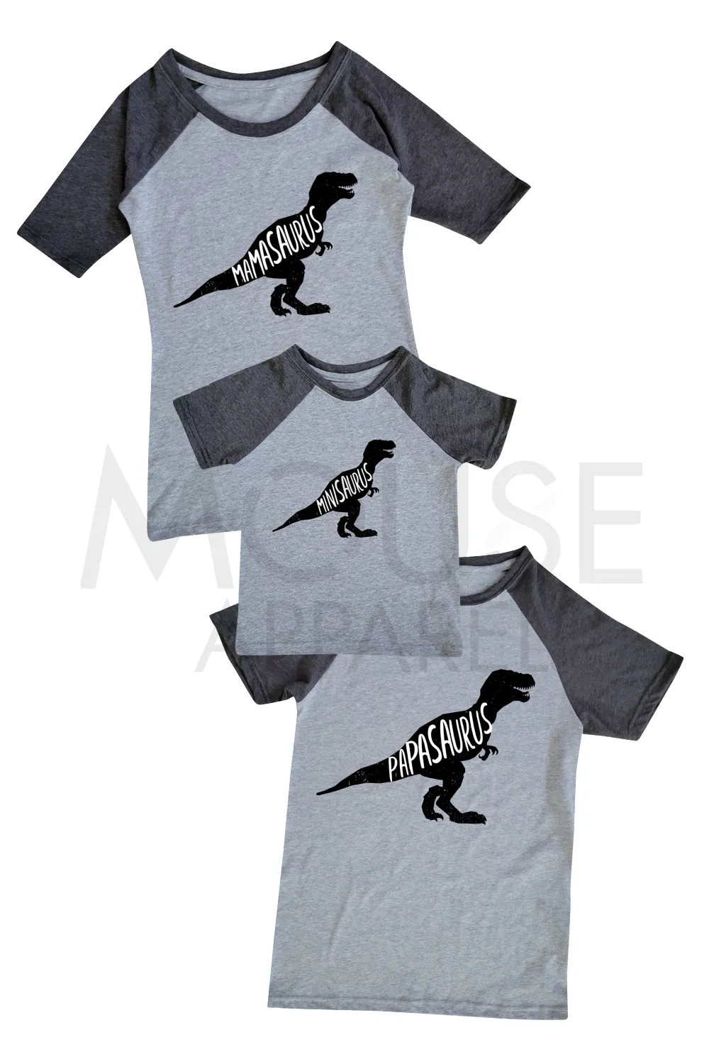 Playera Ranglan de bebé. Little Minisaurus