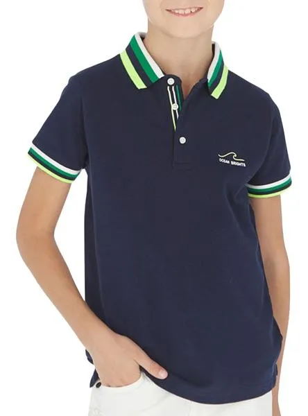 polo mayoral ocean azul para niño