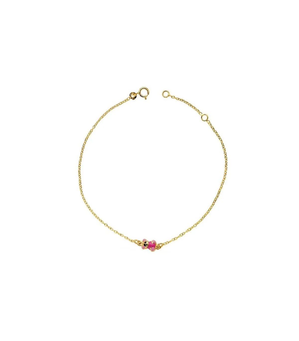 Pulsera oro 18 ktes Osito