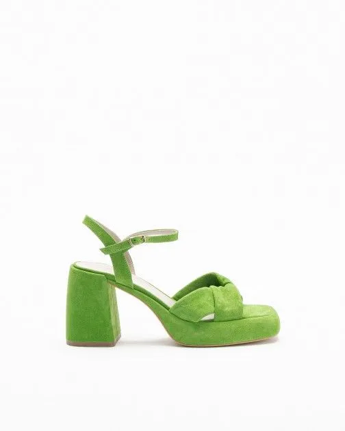 Sandalias de tacón alto PROF A8PV24 Verde