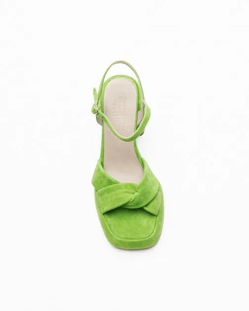 Sandalias de tacón alto PROF A8PV24 Verde