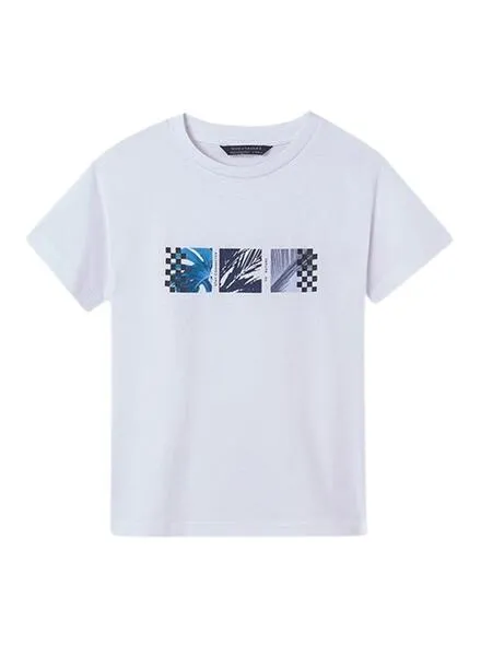 Set 2 camisetas Mayoral Marino Blanco Para Niño