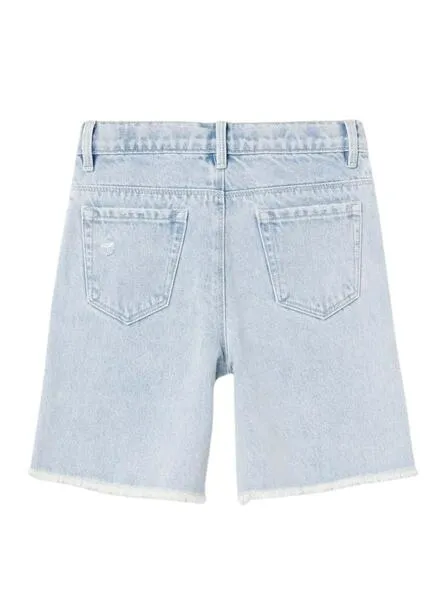 Shorts Name It Bella Azul Claro Para Niña