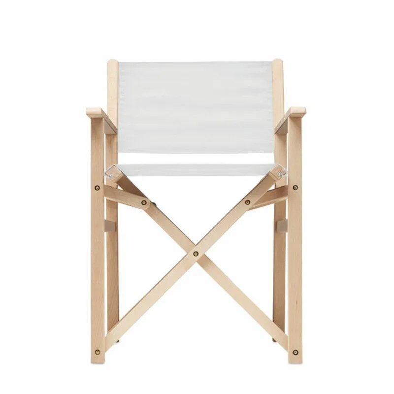 Silla plegable promocional de madera Rimies