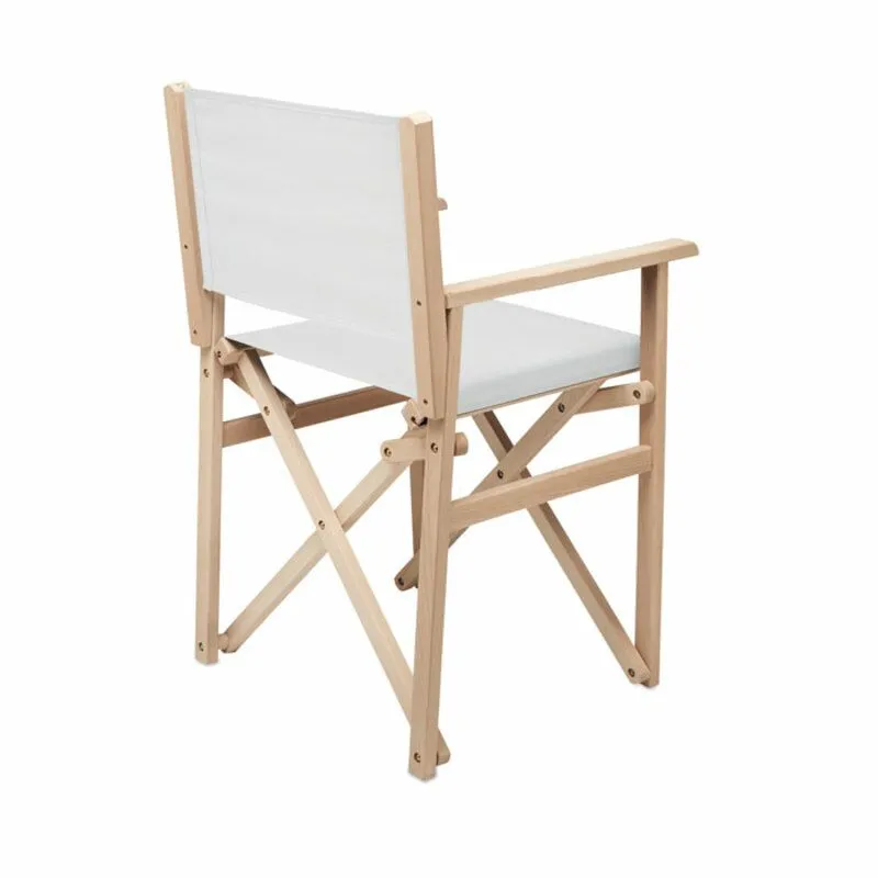 Silla plegable promocional de madera Rimies