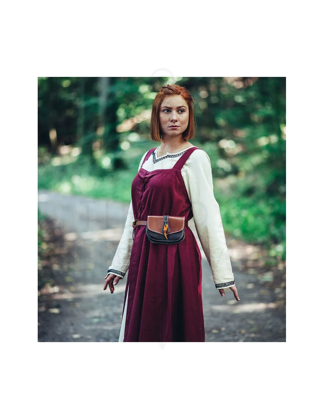 Sobrevesta vikinga modelo Inca, color rojo