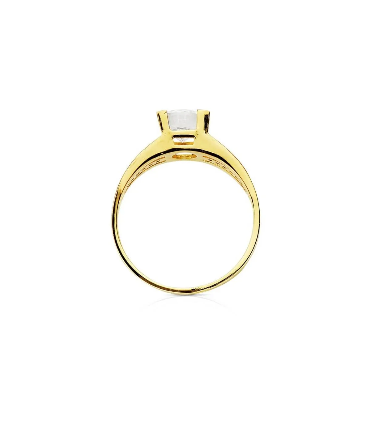 Solitario bicolor Andrea 18 Ktes