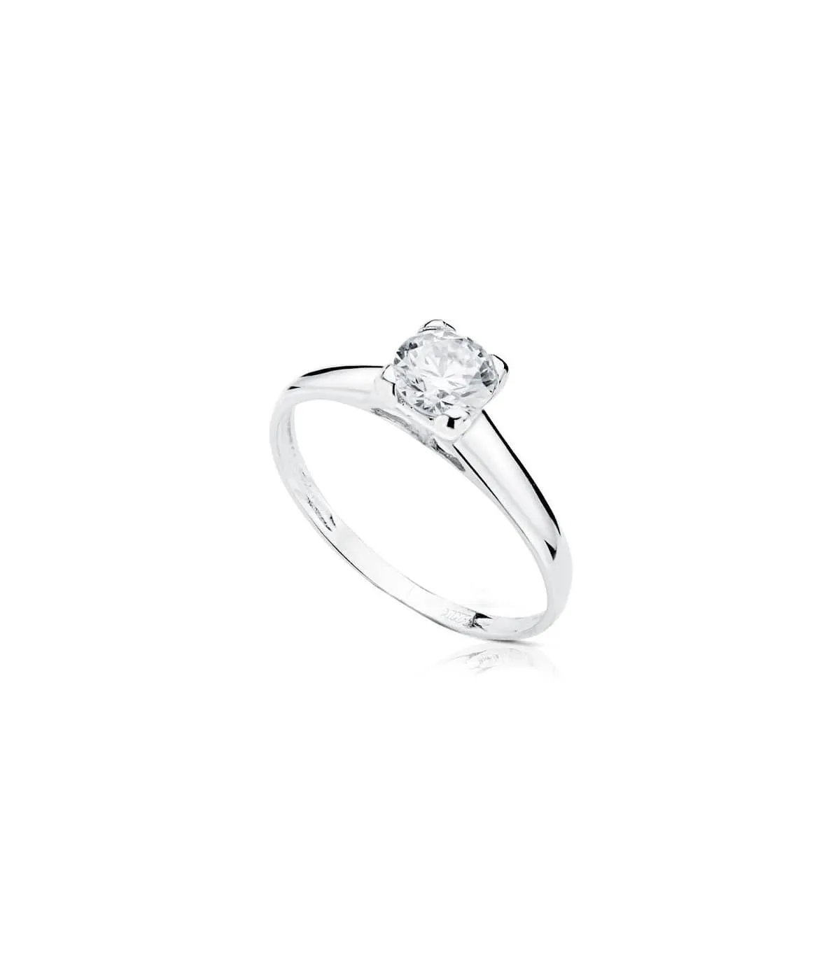 Solitario blanco Adaggio 18 Ktes