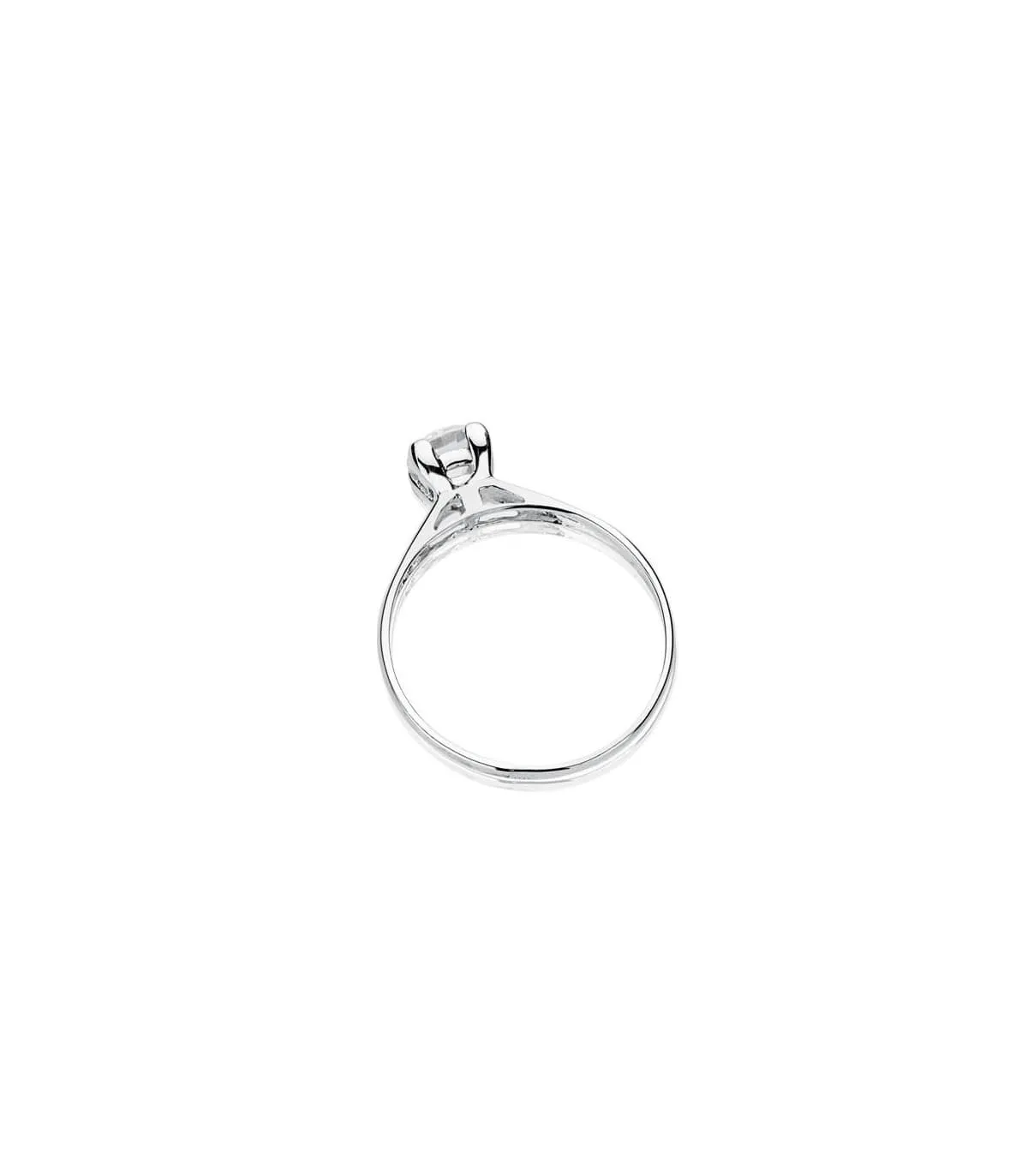Solitario blanco Adaggio 18 Ktes