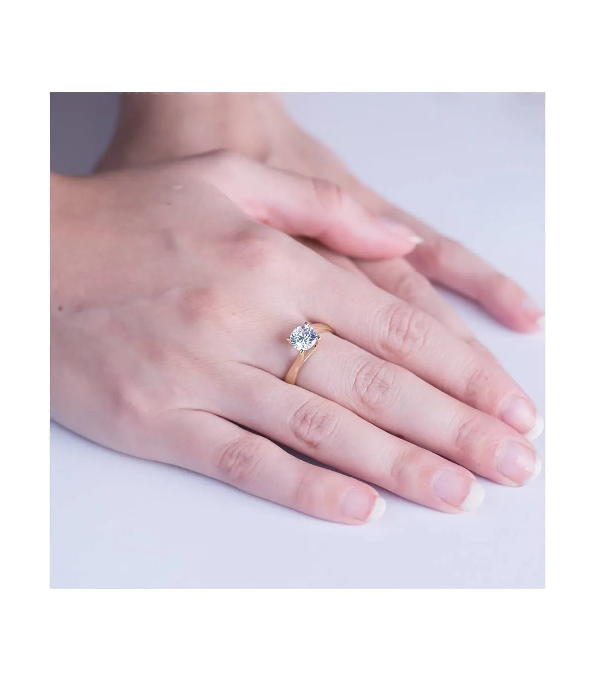 Solitario Claire 18 Ktes