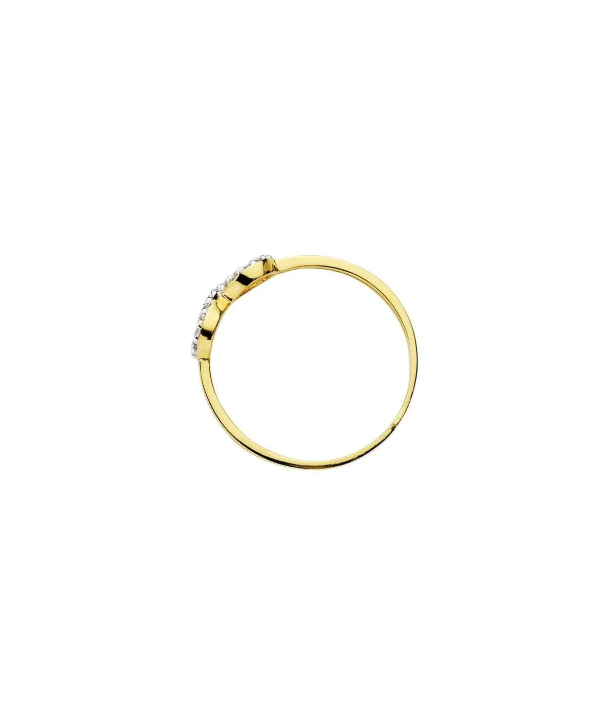 Sortija bicolor Betty 18 Ktes