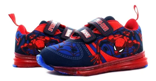 Spider Man Tenis Licencias Marino/rojo Para Niño 77950
