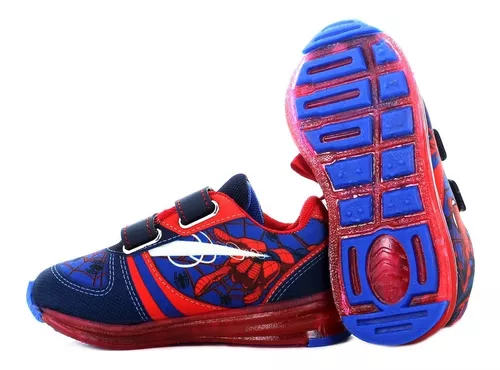 Spider Man Tenis Licencias Marino/rojo Para Niño 77950