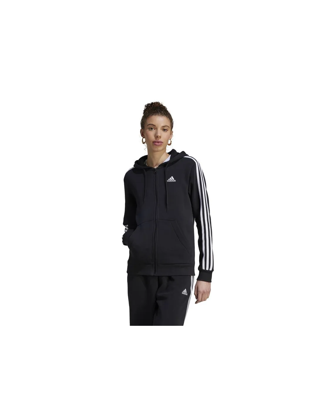 Sudadera adidas 3S Fl Fz Hd Mujer
