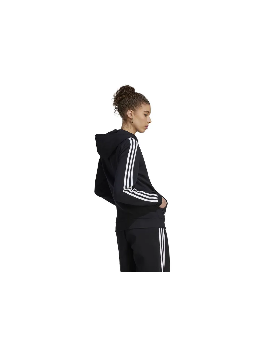 Sudadera adidas 3S Fl Fz Hd Mujer