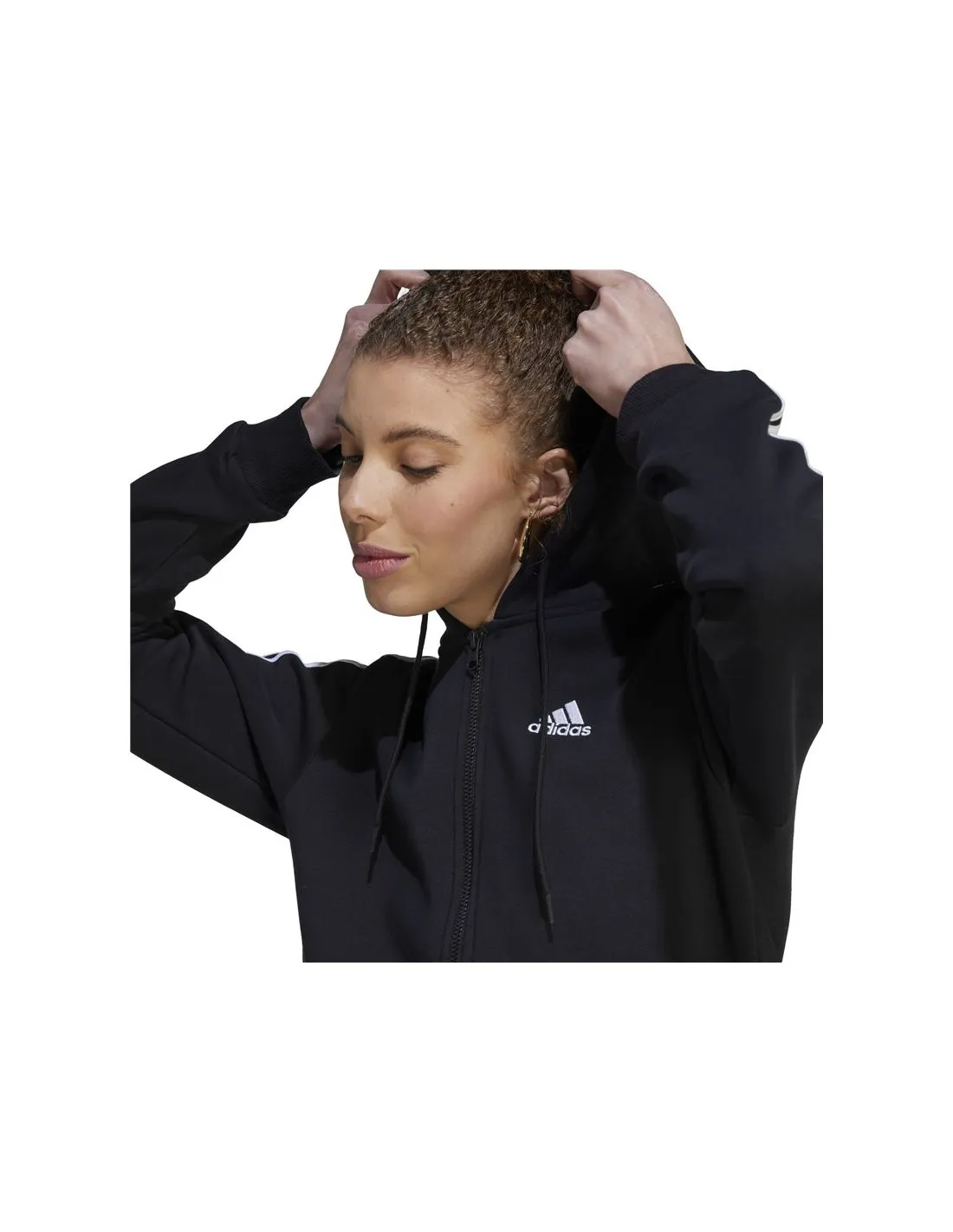 Sudadera adidas 3S Fl Fz Hd Mujer