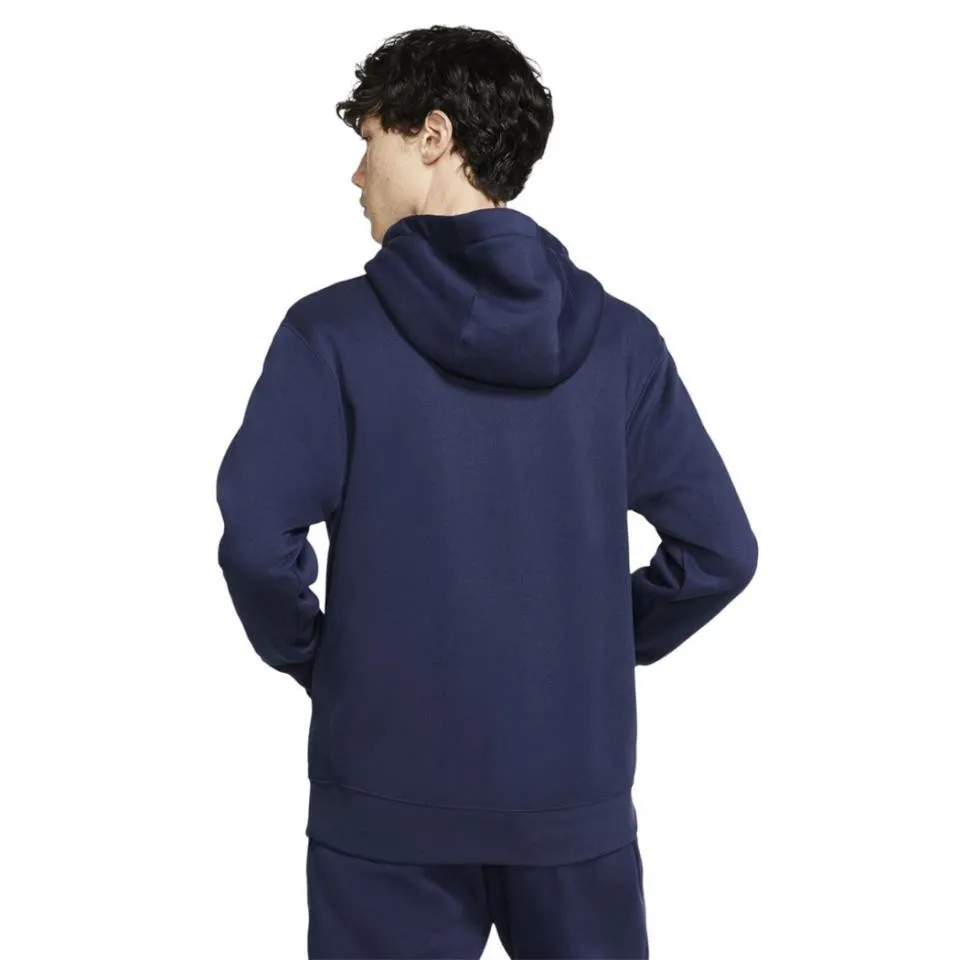 SUDADERA H NIKE AZUL C/ CREMALLERA