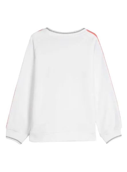 sudadera mayoral cheer blanco para niña