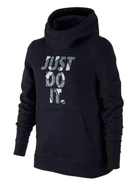 sudadera nike sptcas negro niña