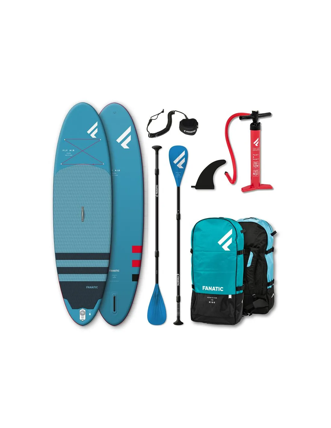 Tabla Paddle Surf Fanatic Package Fly Air/Pure Azul