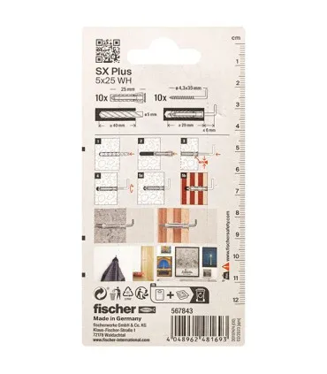 TACO + ESCARPIA SX5 10 UDS FISCHER  567843