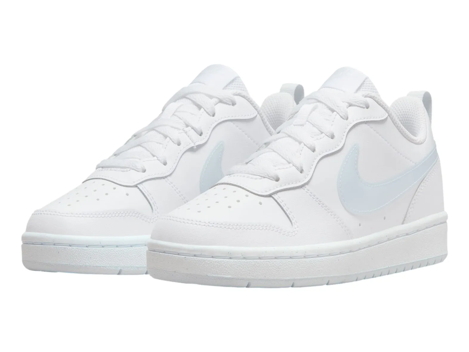 Tenis Nike Court Borough Blanco Para Niña