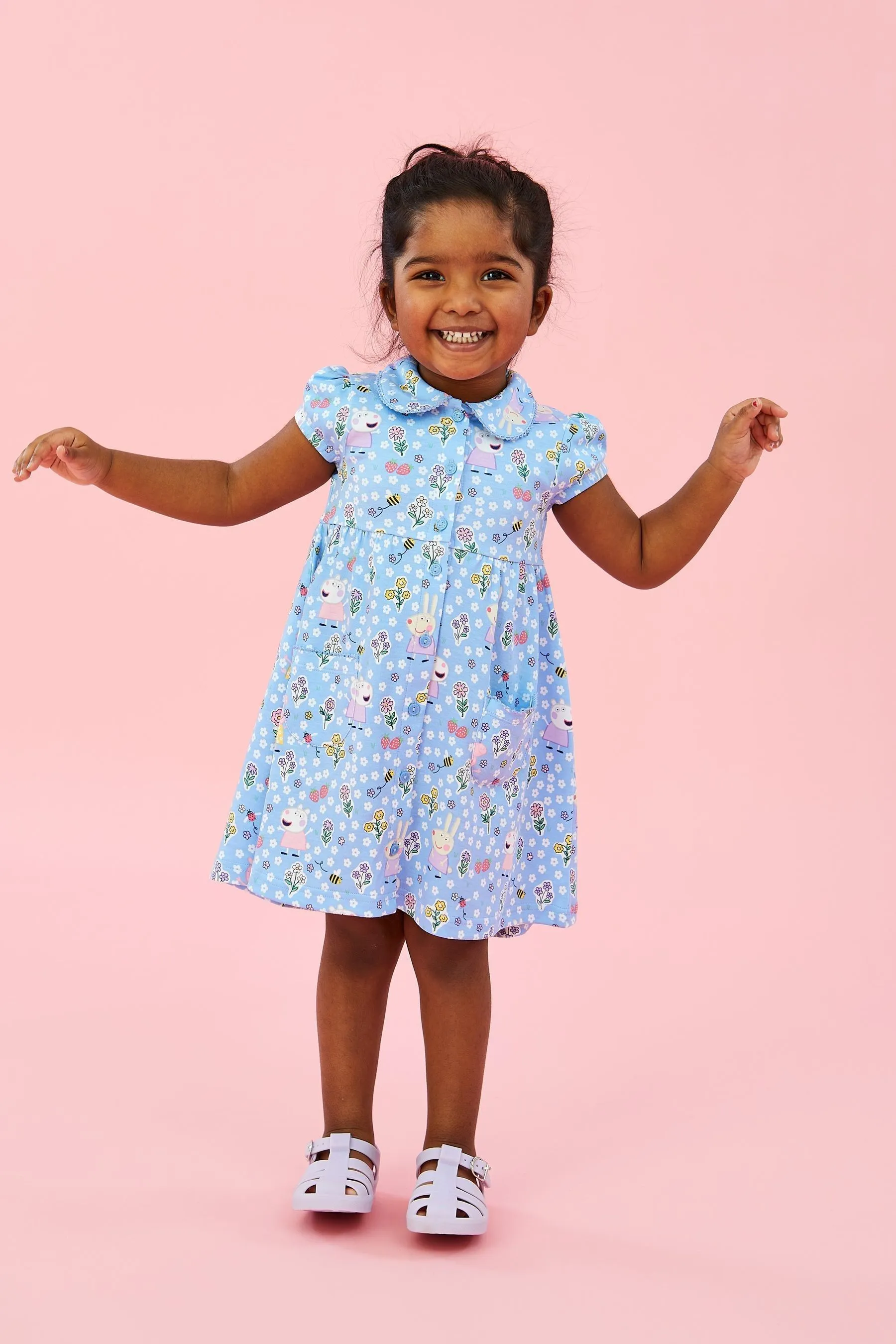 Vestido con botones Pet In Pocket Peppa Pig de JoJo Maman Bébé