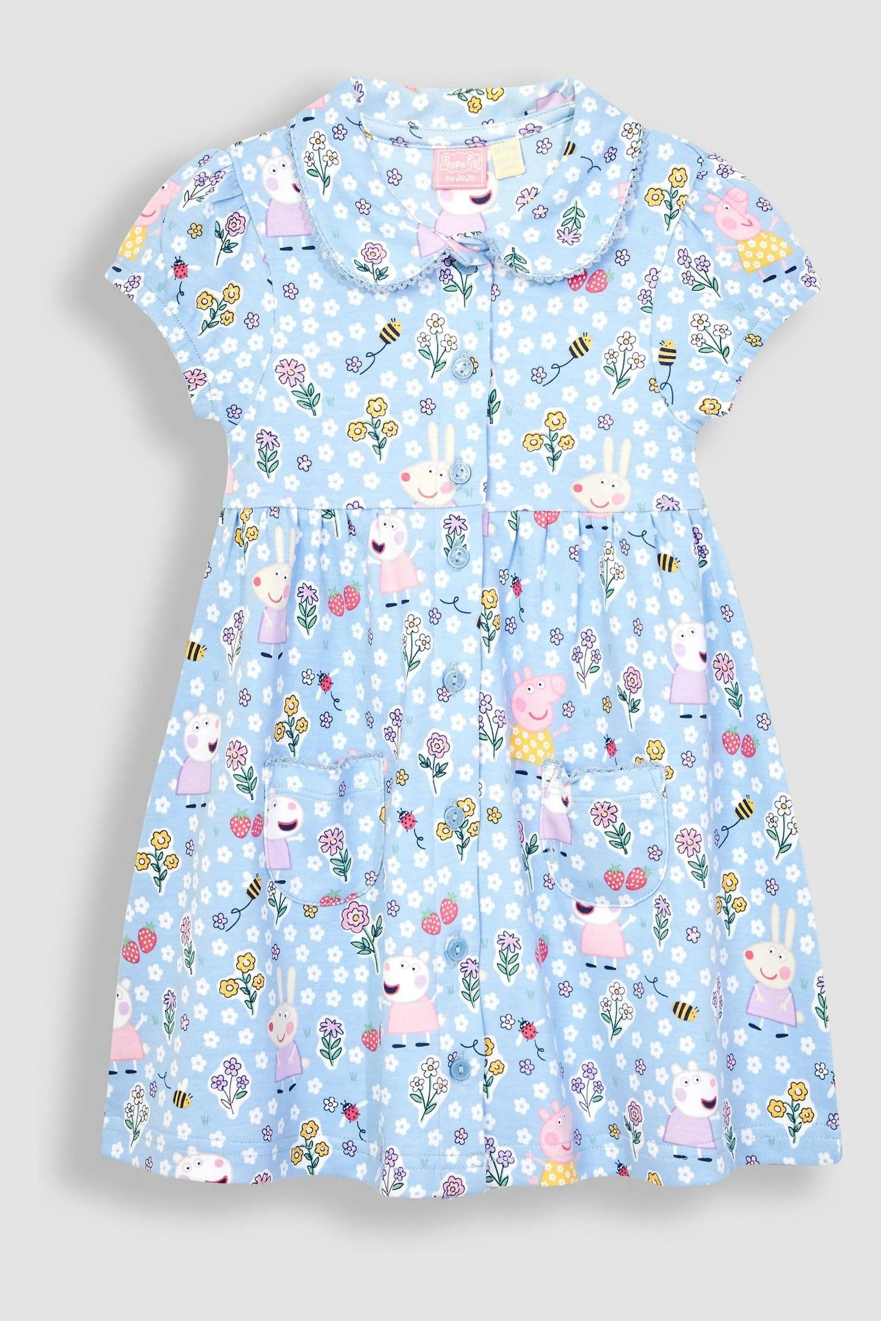 Vestido con botones Pet In Pocket Peppa Pig de JoJo Maman Bébé