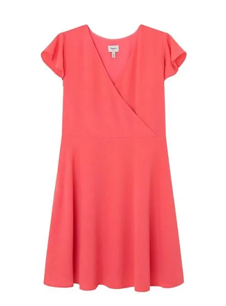 Vestido Pepe Jeans Rachna Rojo Para Niña