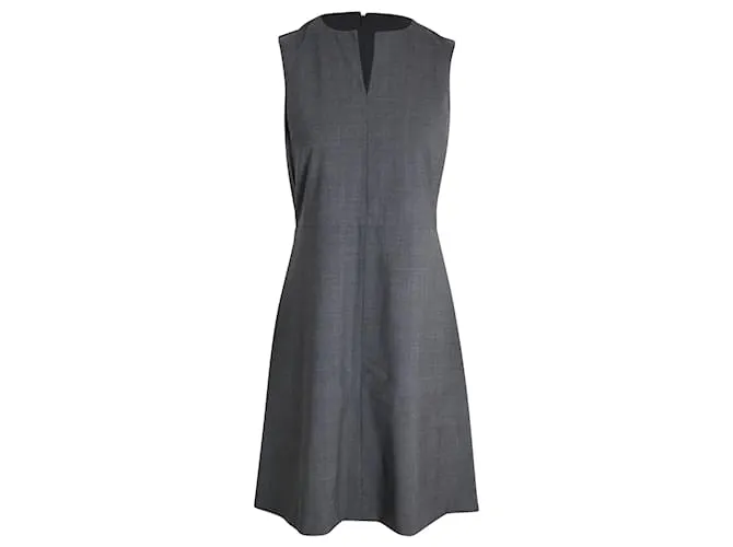 Vestido Theory Edition Miyani de lana gris 