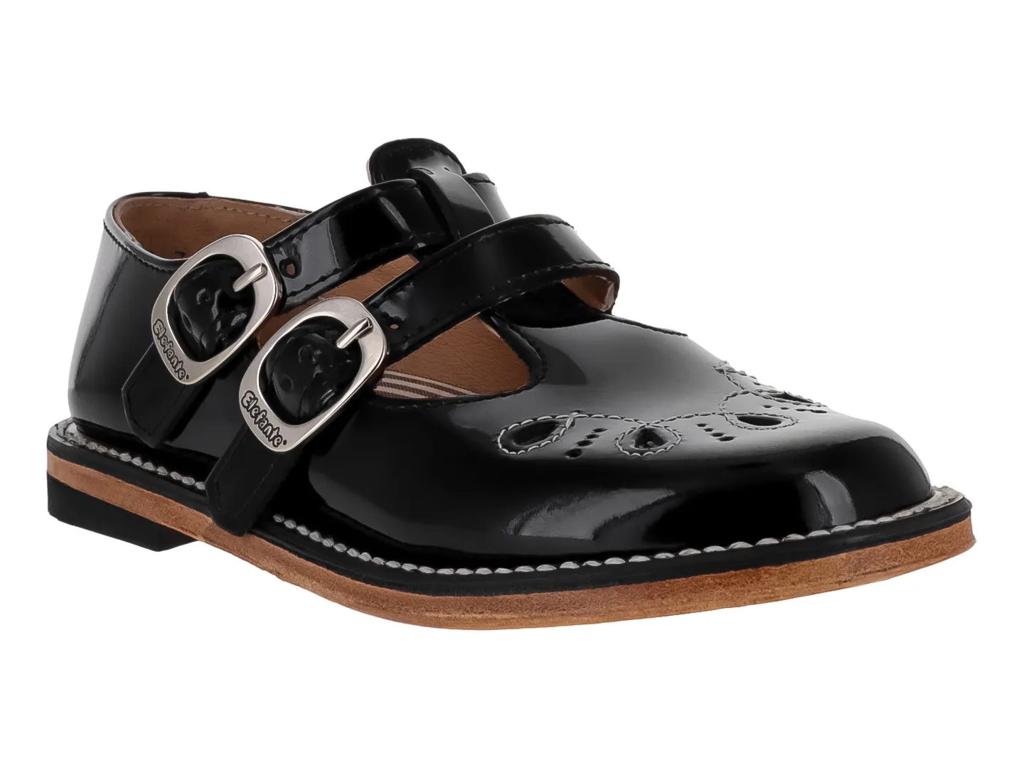 Zapatos Elefante 7022 Negro Para Niña