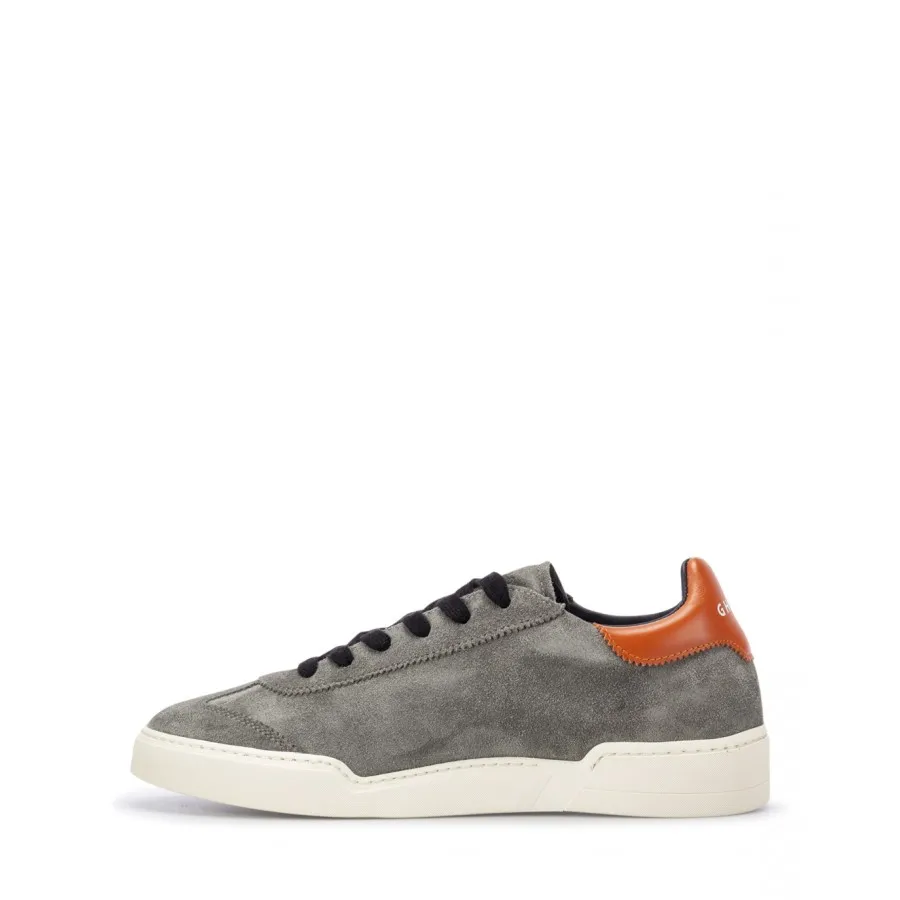 Zapatos Hombres Sneakers GHOUD L1LM NJ20 Milit Orange Gris Gamuza