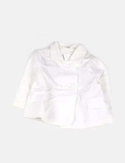 Zara Chaqueta blanca básica