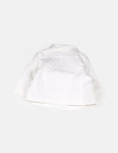 Zara Chaqueta blanca básica
