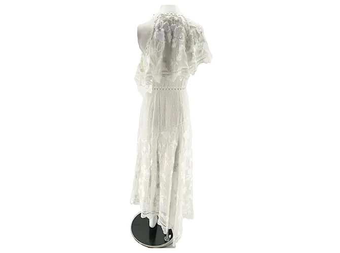 ZIMMERMANN VESTIDOS T.05 1 SEDA BLANCO 