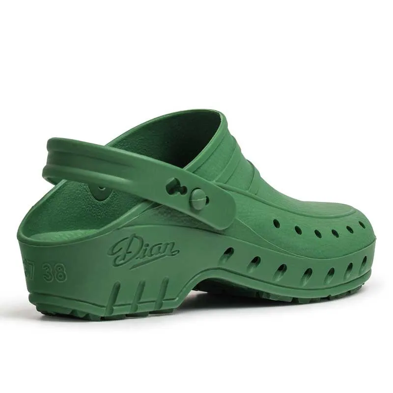 ZUECO SANITARIO ESTERILIZABLE 02/S VERDE  DIAN