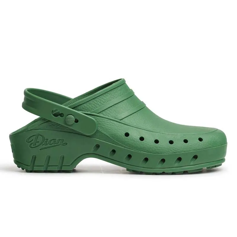 ZUECO SANITARIO ESTERILIZABLE 02/S VERDE  DIAN